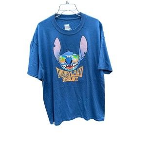 Disney T-Shirt Disneyland Resort Stitch T-Shirt Sz XL  Blue NWT